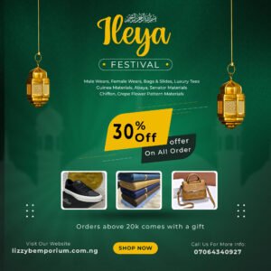 Eid mubarak islamic festival social media post template